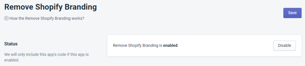 PromoteMe Remove Shopify Branding