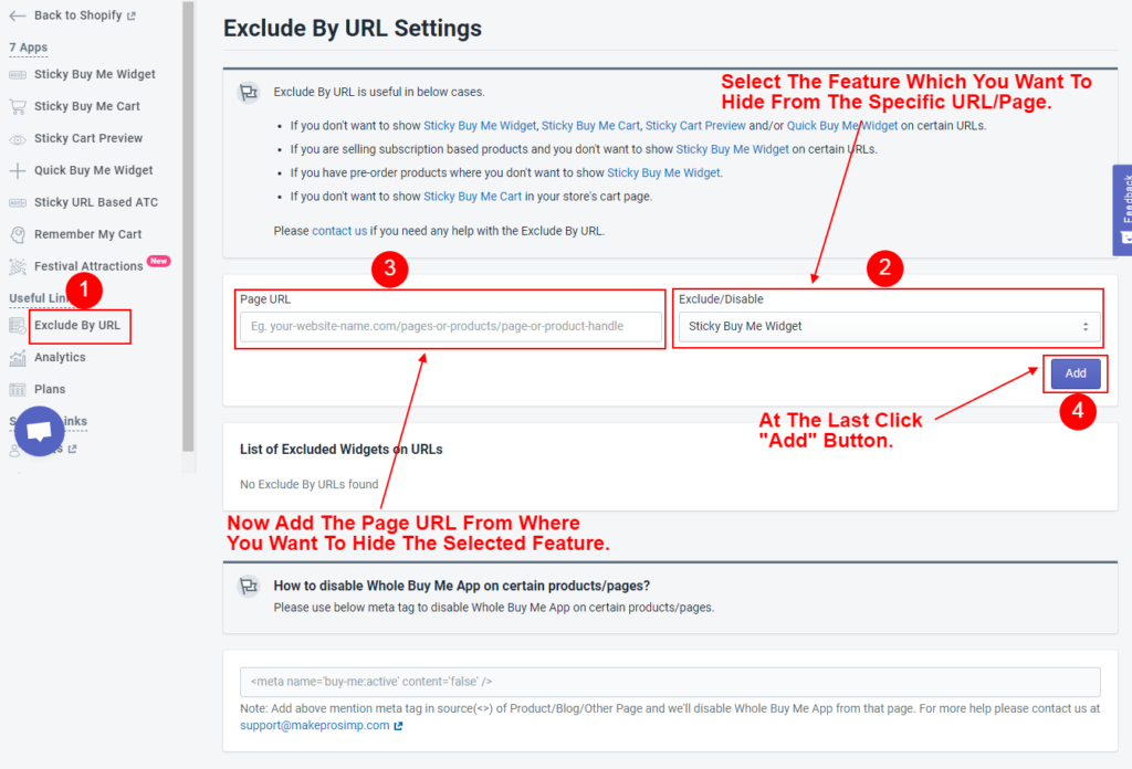 Exclude By URL BM