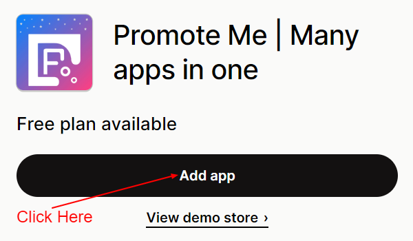 Promote Me Add App